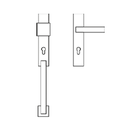 Riflesso Mesh Crystal Entrance Set Door